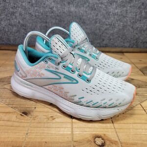 Brooks Glycerin 20 Womens Size 8.5 Gray‎ Blue Athletic Running Shoes Sneakers